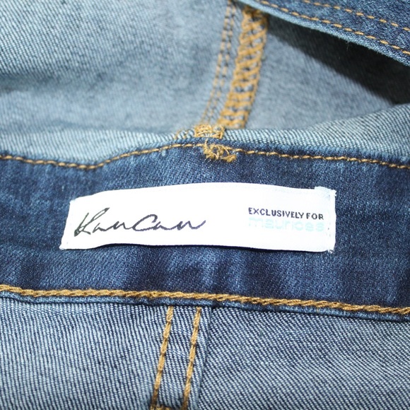 Kancan Exclusive For Maurices Maternity Blue Short Overalls Size M - Picture 3 of 10